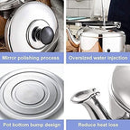 Stovetop Teapot For Home And Restaurant Stovetop Induction Whistling Kettle 304 Stainless Steel Tea For Pot(7.5L) - Image 4