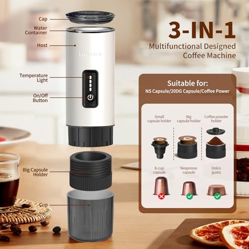 Portable Espresso Machine, 20Bar - Image 6