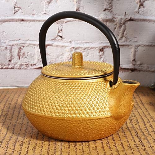 Japanese Tetsubin Cast Iron Teapot Tea Kettle pot with Strainer for Stovetop Safe Tea Kettle for Boiling Hot Water Tea, Mothers Day Gifts from Daughter,300ML - Image 7