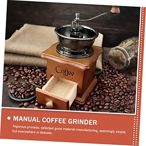 Hand Crank Coffee Bean Grinder with Ceramic Core Wooden 50-60g - Image 5