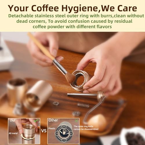 Popsweet C38 Manual Coffee Grinder - Image 4