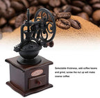 Manual Coffee Bean Grinder with Ceramic Burr, Hand Mill, Retro Ferris Wheel Style, Adjustable Grind Thickness, Easy to Clean - Image 5