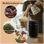 1200ml Coffee Vacuum Canister, 304 Stainless Steel Storage Jar - Image 3