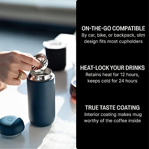 Fellow Carter Move Ceramic Lined Travel Mug 16 oz - Leak-Proof Lid - Image 3