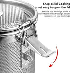 Tea Infuser, Stainless Steel Seasoning Strainer with Tea Basket and Lid Tea Strainers for Loose Tea Mesh Microporous Filtration Spice Infuser for Brew Tea, Spices & Seasonings (3.2L) - Image 6