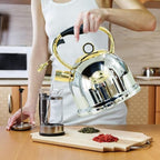 Tea Kettle for Stovetop, Food Grade Stainless Steel Water Kettle, Tea Pot for Home & Kitchen, 3.0 Qt - Image 6