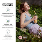 SIGG - Insulated Mug - Travel Mug Helia - With Durable Glass Straw & Cleaning Brush - Leakproof - BPA Free - 18/8 Stainless Steel - 15oz/20oz - Image 4