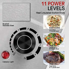 CUSIMAX Electric Hot Plate, 1500W Single Burner, Hot Plate for Cooking - Image 3