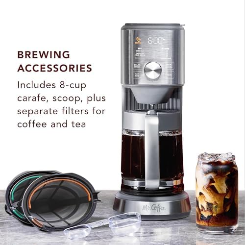 Mr. Coffee Perfect Brew, Intelligent Coffee Maker, Cold Brew Maker & Tea Brewer - Image 6