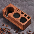 Espresso Tamping Station 54mm for Breville Machines | Barista Workstation with Tamper, Distributor, Normcore Counter Organizer, Portafilter Holder & Multi-Accessory Storage by TREELF