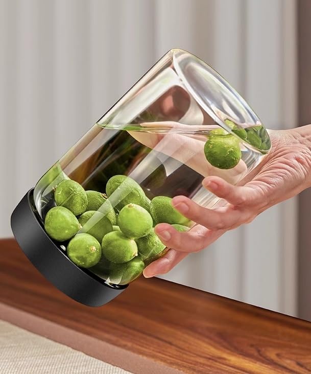 Airtight Coffee Canister - Vacuum Sealed Food Storage Container with Wide Mouth Lid for Coffee Beans, Tea, and Dry Goods - Image 5