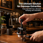 58mm WDT Tool Espresso,Press-to-Rotate Espresso Distribution Tool with Magnetic Base,Adjustable Depth Espresso Needles Distributor Tool,8 Needles Coffee Stirrer Tool for Home and Professional Baristas - Image 6