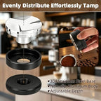 8 Pcs 51mm Espresso Accessories Kit, Tamping Station and Calibrated Coffee Distributor, WDT Tool, Puck Screen, Compatible with Breville and Delonghi, Perfect Espresso Gifts for Coffee Lovers - Image 4