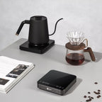 Hero Electronic Coffee Scale, with Countdown Timer, 3KG, Accuracy 0.1 g USB Rechargeable, Mirror Waterproof (Black) - Image 2