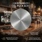 Barista Espresso Tamper 53.3/54mm, Spring Loaded Flat Base Tamper Kit - Image 5