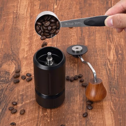 Mini Manual Coffee Grinder, Hand Espresso Grinder, Capacity 25g Coffee Bean with Conical Burr, 12 Adjustable Grinder Degree Setting - Image 5