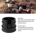 Aluminium Alloy Espresso Tamping Station, and Coffee Portafilter Holder Organizer, for 51mm, 53mm, 58mm Espresso Machines (Black) - Image 3