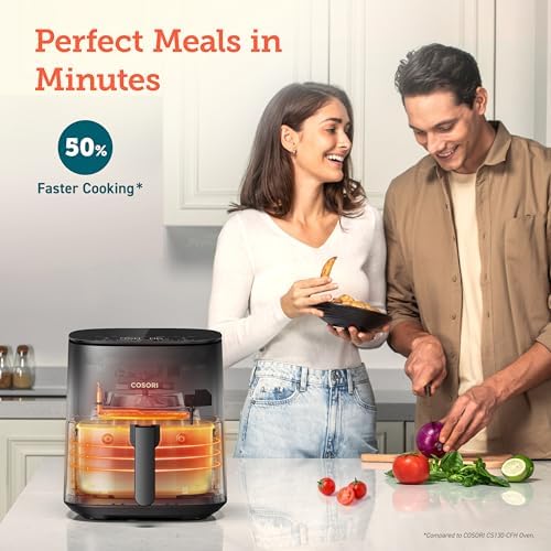 COSORI Air Fryer Pro LE 5-Qt Airfryer, Quick and Easy, UP to 450℉ & Electric Kettle Temperature Control with 6 Presets, 60min Keep Warm 1.7L Electric Tea Kettle - Image 4