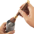 Coffee Grinder Cleaning Brush Wooden handle Cleaning brush Bean Powder Dusting Espresso Brush Cafe bar Barista Cleaning toolsNO.1619(Brush Air Blower) - Image 2