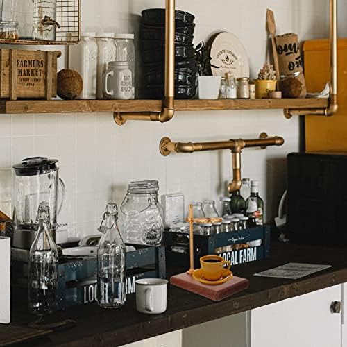 Coffee Filter Stand with Adjustable Height, Solid Wood and Alloy - Image 6