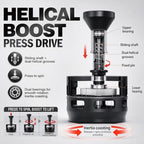 WDT Tool Rotary Espresso 58mm, Needle Distributor with Press & Spin Mechanism – 14 Ultra Fine 0.25mm Needles, Retractable Storage for Espresso Basket - Image 2