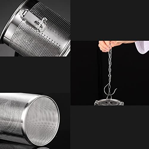 Stainless Steel Seasoning Bag Tea Strainers & Filters Tea Ball Strainers Tea Infuser Multipurpose Filter Seasoning Strainer, Seasoning Strainer for Gravy Soup Taste (1.3L) - Image 5