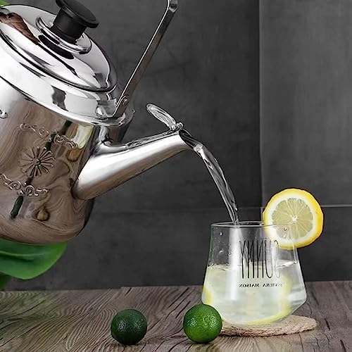 Stovetop Teapot For Home And Restaurant Stainless Steel Whistling Kettle Whistle Tea With Handle Stovetop Teapot For Gas Stove Induction Cooker(5L) - Image 5
