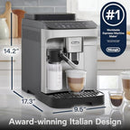 De'Longhi Magnifica Evo Automatic Espresso Machine, Milk Frother, Silver - Image 2