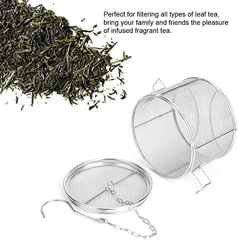 Stainless Steel Spice Seasoning Strainer Tea Ball Strainer Soup Seasonings Seperation Basket Spice Filter Kitchen Tools(14 * 10cm) - Image 4