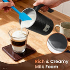 Electric Milk Frother and Steamer, 4-in-1 Hot & Cold Foam - Image 3