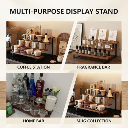 Stackable Coffee Mug Display Rack, Countertop Mug Rack - Image 2