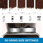 Kenmore Conical Burr Coffee Grinder - Electric Maquina de Moler Café for Espresso, French Press, Drip, Adjustable Grind Size, Bean Mill, Digital Control, Spice Grinding, Home Use - Image 3