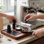 Haofy 51mm 7 Piece Espresso Tools Kit for Home Barista with Wood Tamping Station with WDT Dosing Ring Coffee Tamper and Distributor Set - Image 7