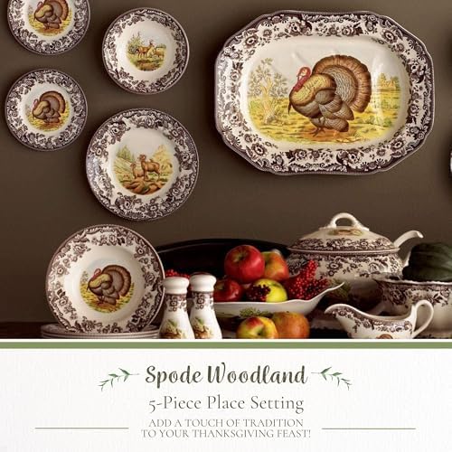 Spode Woodland 5 Piece Place Setting, Pheasant - Image 2