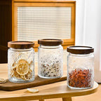 Glass Storage Containers With Lids, Glass Jars With Lids, 24oz, Set Of 3 - Image 5