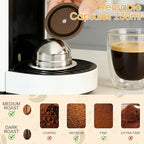 A6 230ml Reusable Steel Coffee Capsule Kit with Tamper - Image 2