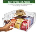 Heavy-Duty Acrylic Tea Station with 8-Compartment Drawer Organizer - Image 6