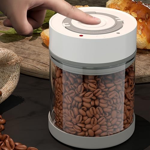 Automatic Vacuum Coffee Canister Electric Airtight Jar (600ml) - Image 2