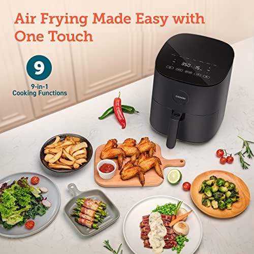 COSORI Air Fryer Pro LE 5-Qt Airfryer, Quick and Easy, UP to 450℉ & Electric Kettle Temperature Control with 6 Presets, 60min Keep Warm 1.7L Electric Tea Kettle - Image 3