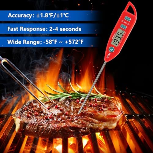 BOMATA 6 Pack Waterproof IPX7 Meat Thermometer, Food Thermometer - Image 3