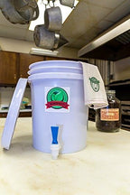 5 Gallon sized Cold-brew Coffee Brewer/Dispenser, Spigot, Lid, Commercial double lined Madesco Big Daddy Reusable Filter - Image 2