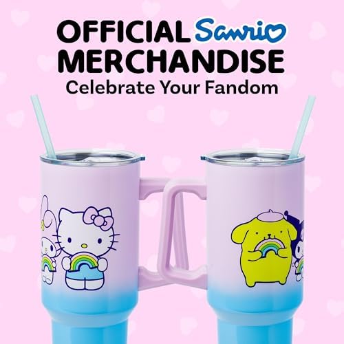 Silver Buffalo Sanrio Hello Kitty and Friends Stainless Steel Tumbler, 40oz - Image 6