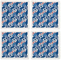 CafePress Pepsi Logo Glitch Tumbled Stone - Set of 4 Coasters Set of 4 by CafePress