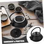 Xmas Vintage Cast Iron Teapot 0.3l Small Home Tea Pot Handle - Image 5