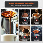 2026 New 51mm Bottomless Portafilter for Delonghi ECP3420/ECP3120/EC155/BCO430/EC260, 2 Ears, with Stainless Steel Double Shot Capacity Cup Filter Basket - Image 7