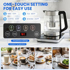 Electric Kettle 1.8L Glass Kettle With Infuse and Base Food-grade material - Image 6