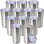 20oz Tumbler Insulated Coffee Tumblers with Lid Stainless Steel SS 12P by AEPDTD