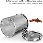 Tea Strainers for Loose Tea, Stainless Steel Tea Strainer Fine Mesh Seasonings Seperation Basket Filter with Chain Hook for Home Restaurant (4.3l) - Image 7