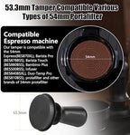 51mm 54mm 58mm 30lb Reset State Calibrated Spring Loaded Portafilter Replacement Espresso Tamper Barista Accessory(53.3mm) - Image 2
