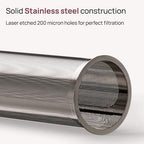 NitroPress Cold Brew Coffee Maker - Stainless Steel Home Brew Kit - Image 5
